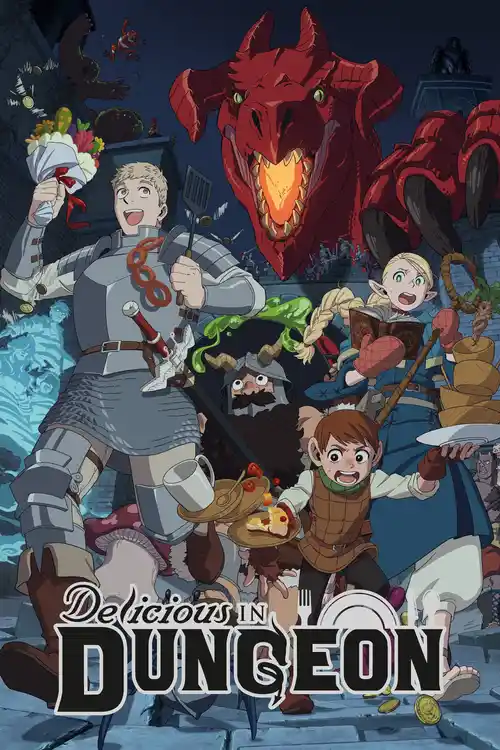 Download Delicious in Dungeon (Season 1) Multi Audio {Hindi English Japanese} Anime Series 480p 720p & 1080p WEB DL 21 delicious in dungeon season 1